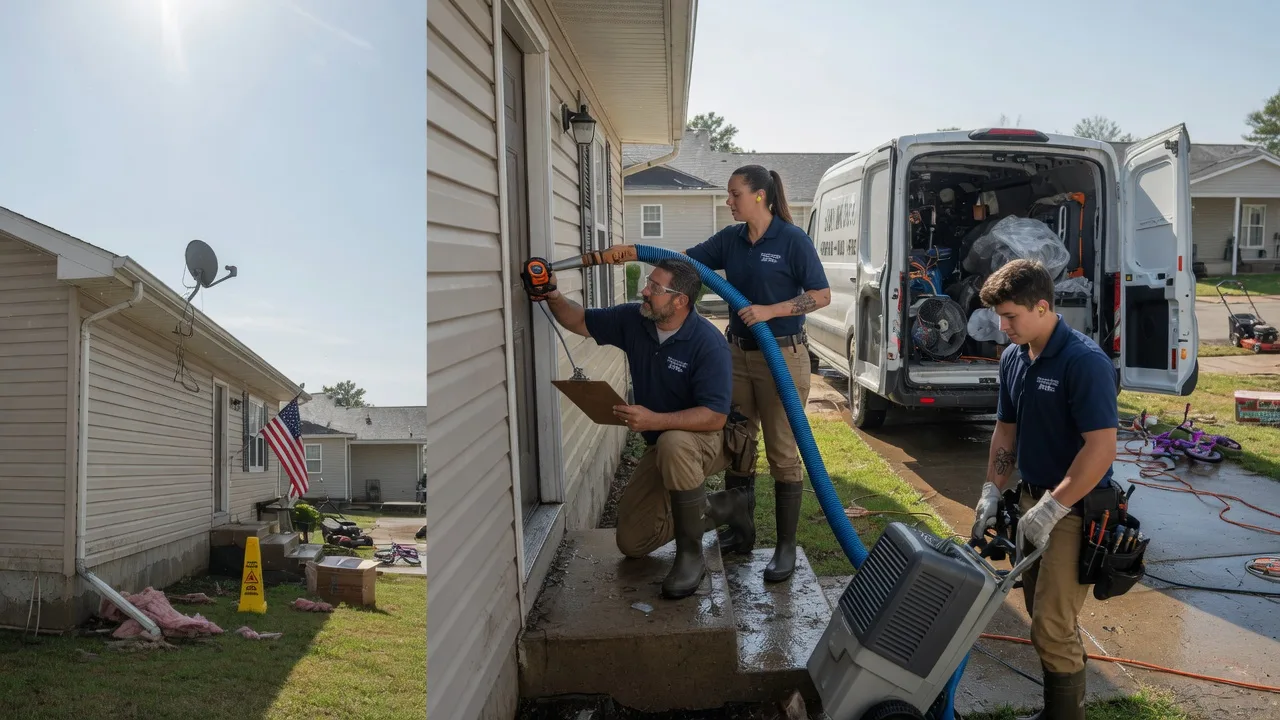 Ceiling Water Damage Restoration in Portlandville, NY near me